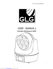 GLG Pastello Minibeam MKII User Manual