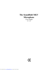 Soundfield MKV User Manual