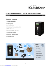 CashBow AB CloudSafe Quick Start Installation And User Manual