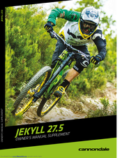 Cannondale Jekyll 27.5 Owner's Manual Supplement