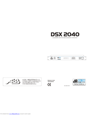 A.E.B. DSX 2040 User Manual