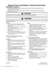 Neptune MAH5500B Series Technical Information