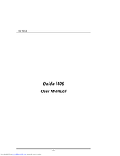 Onida i406 User Manual
