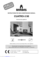 barbas CUATRO-3 90 Instructions For Use & Maintenance