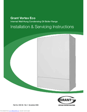 Vortex 16/21 Installation & Servicing Instructions Manual