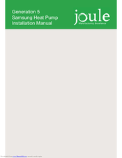 Samsung HHSM-G500016-1 Installation Manual