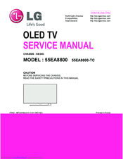 LG 55EA8800 Service Manual