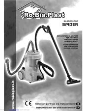 Ro.Bia.Plast Spider Instructions For Use And Maintenance Manual