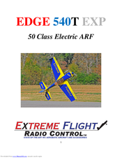 Extreme Flight RC EDGE 540T EXP Manual