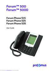 Proximus Forum Phone 535 User Manual