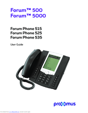 Proximus forum 515 User Manual