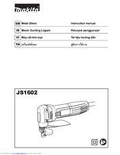 Makita JS1602 Instruction Manual