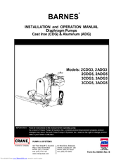 Barnes 2CDG3 Installation And Operation Manual