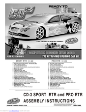 Ofna Racing PRO RTR Assembly Instructions Manual
