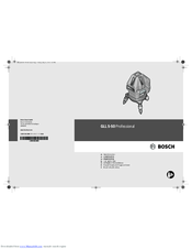 Bosch GLL 5-50 Original Instructions Manual