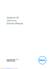 Dell Inspiron 13 7000 Series Service Manual