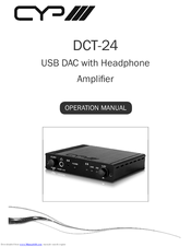 CYP DCT-24 Operation Manual