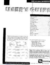 Maytag MSB2154GRQ User Manual