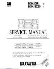 Aiwa NSX-DR1 Service Manual