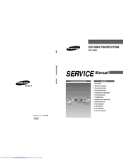 Samsung DVD-A500 Service Manual