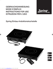 Spring 58 9842 10 31 Instructions For Use Manual