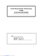 Comenda RF321 Instruction Manual
