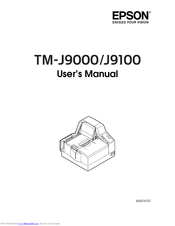 Epson TM-J9100 User Manual