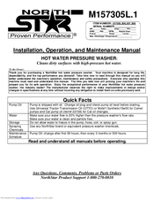 NorthStar 157308 Installation, Operation And Maintenance Manual