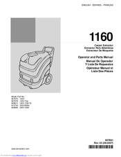 Tennant 1160 Operator And Parts Manual