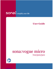 Sona vogue micro 700 User Manual