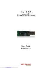 ROSAND R-Idge User Manual