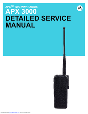 Motorola Astro APX 3000 Detailed Service Manual