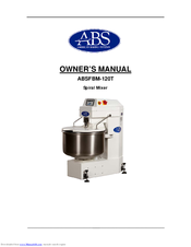 ABS ABSFBM-120T Owner's Manual