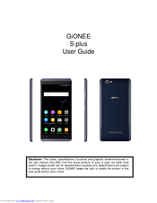 Gionee S plus User Manual