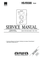 Aiwa HS-RX500 Service Manual