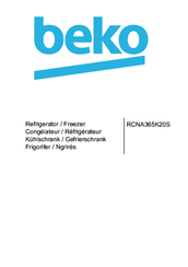 Beko RCNA365K20 User Manual