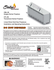 stellar labs CML-58 Series Installation And Operating Instructions Manual