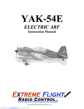 Extreme Flight YAK-54E Instruction Manual