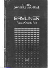 Bayliner 1995 Ciera Owner's Manual