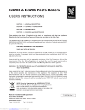 Falcon G3203 User Instructions