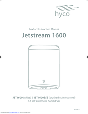 Hyco Jetstream JET1600BSS Product Instruction Manual