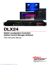 Apogee DLX24 User Instruction Manual