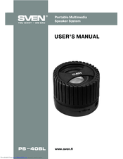 Sven PS-40BL User Manual
