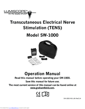 Lumiscope SW-1000 Operation Manual