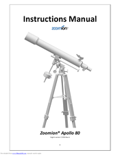 zoomion Apollo 80 Instruction Manual