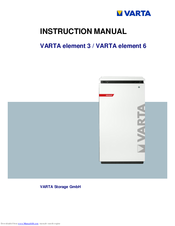 Varta element 3 Instruction Manual