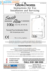 Glow-worm 47 313 18 Instructions For Use Installation And Servicing