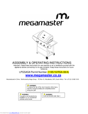 Megamaster Blaze-300 Assembly & Operating Instructions