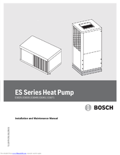 Bosch ES061 Installation And Maintenance Manual
