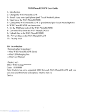 Whitetail'R PhoneREAD'R User Manual